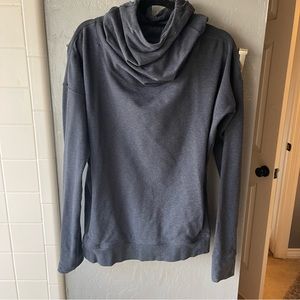 Dark grey lululemon funnel neck hoodie